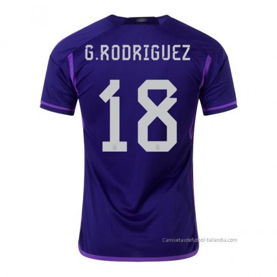 2ª Camiseta Argentina Jugador G.Rodriguez 2022 - Haga un click en la imagen para cerrar