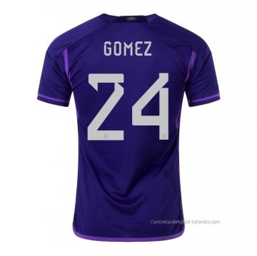 2ª Camiseta Argentina Jugador Gomez 2022