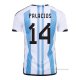 1ª Camiseta Argentina Jugador Palacios 2022
