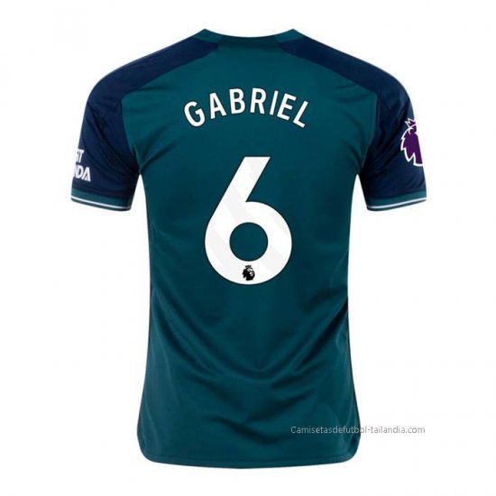 3ª Camiseta Arsenal Jugador Gabriel 2023-2024 - Haga un click en la imagen para cerrar
