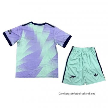 3ª Camiseta Arsenal Nino 2024-2025