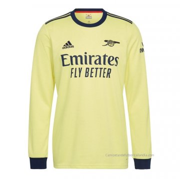 2ª Camiseta Arsenal Manga Larga 2021-2022 2ª Camiseta Arsenal Manga Larga 2021-2022