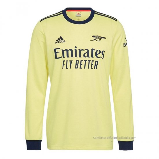 2ª Camiseta Arsenal Manga Larga 2021-2022 - Haga un click en la imagen para cerrar