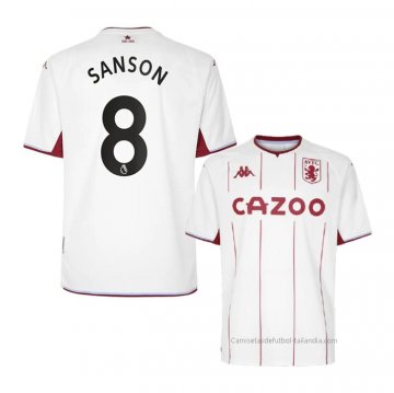 2ª Camiseta Aston Villa Jugador Sanson 2021-2022 2ª Camiseta Aston Villa Jugador Sanson 2021-2022