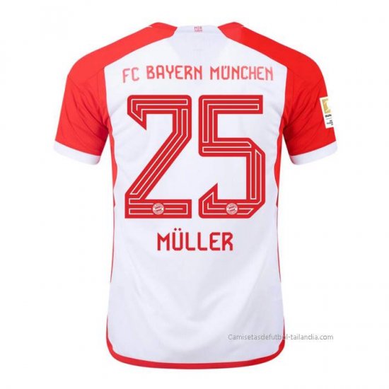 1ª Camiseta Bayern Munich Jugador Muller 2023-2024 - Haga un click en la imagen para cerrar