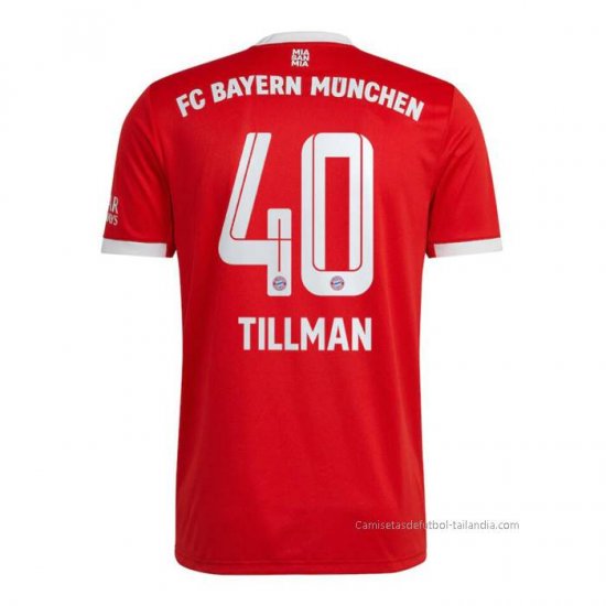 1ª Camiseta Bayern Munich Jugador Tillman 2022-2023 - Haga un click en la imagen para cerrar