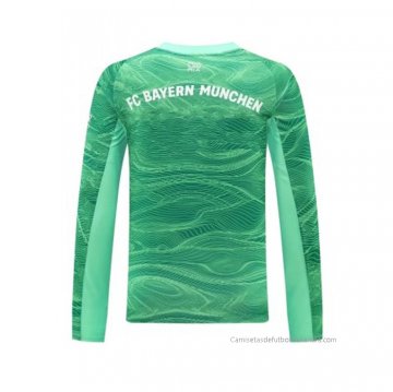 Camiseta Bayern Munich Portero Manga Larga 2021-2022 Verde