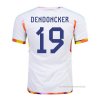 2ª Camiseta Belgica Jugador Dendoncker 2022