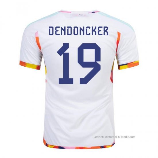 2ª Camiseta Belgica Jugador Dendoncker 2022 - Haga un click en la imagen para cerrar