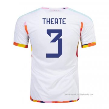 2ª Camiseta Belgica Jugador Theate 2022 2ª Camiseta Belgica Jugador Theate 2022