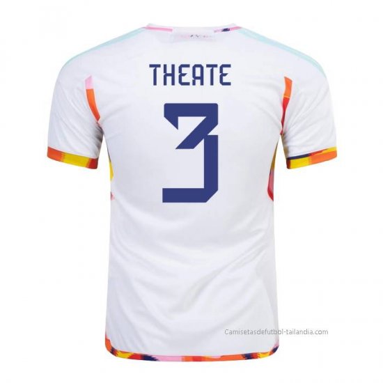 2ª Camiseta Belgica Jugador Theate 2022 - Haga un click en la imagen para cerrar