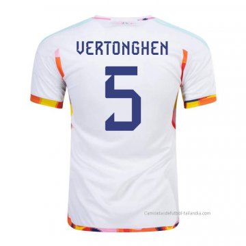 2ª Camiseta Belgica Jugador Vertonghen 2022 2ª Camiseta Belgica Jugador Vertonghen 2022