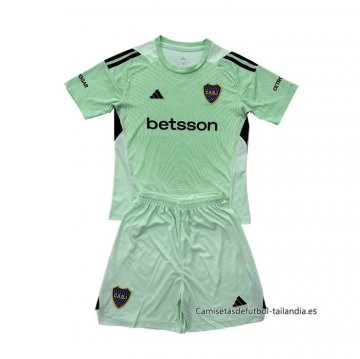 Camiseta Boca Juniors Portero Nino 2025 Verde Camiseta Boca Juniors Portero Nino 2025 Verde