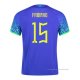 2ª Camiseta Brasil Jugador Fabinho 2022
