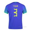 2ª Camiseta Brasil Jugador T.Silva 2022