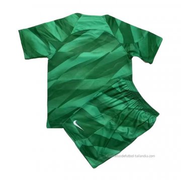 Camiseta Chelsea Portero Nino 2023-2024 Verde