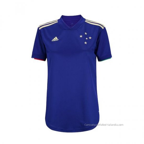 1ª Camiseta Cruzeiro Mujer 2021 - Haga un click en la imagen para cerrar