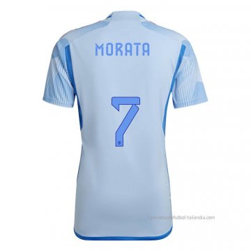 2ª Camiseta Espana Jugador Morata 2022 2ª Camiseta Espana Jugador Morata 2022