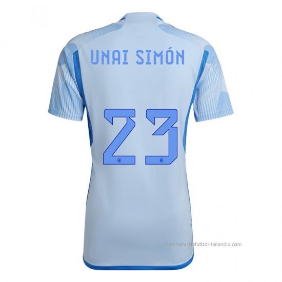 2ª Camiseta Espana Jugador Unai Simon 2022 - Haga un click en la imagen para cerrar
