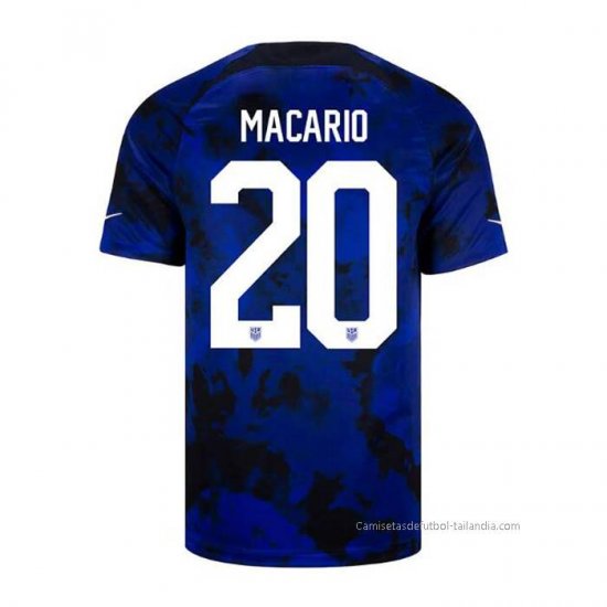 2ª Camiseta Estados Unidos Jugador Macario 2022 - Haga un click en la imagen para cerrar