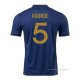 1ª Camiseta Francia Jugador Kounde 2022