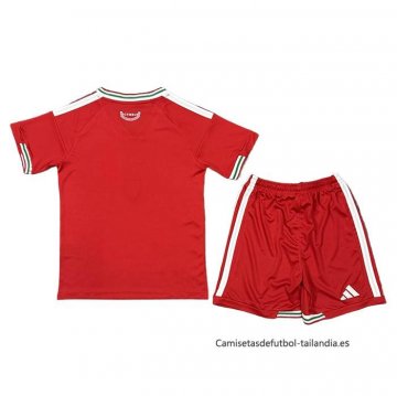 1ª Camiseta Gales Nino 2026