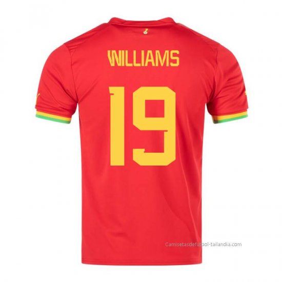 2ª Camiseta Ghana Jugador Williams 2022 - Haga un click en la imagen para cerrar