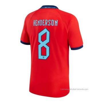 2ª Camiseta Inglaterra Jugador Henderson 2022 2ª Camiseta Inglaterra Jugador Henderson 2022