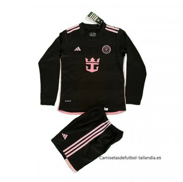 2ª Camiseta Inter Miami Manga Larga Nino 2024 2ª Camiseta Inter Miami Manga Larga Nino 2024