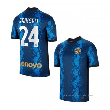1ª Camiseta Inter Milan Jugador Eriksen 2021-2022 1ª Camiseta Inter Milan Jugador Eriksen 2021-2022