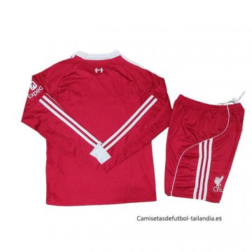 1ª Camiseta Liverpool Manga Larga Nino 2025-2026