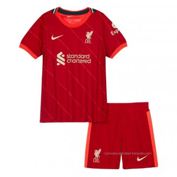 1ª Camiseta Liverpool Nino 2021-2022 1ª Camiseta Liverpool Nino 2021-2022
