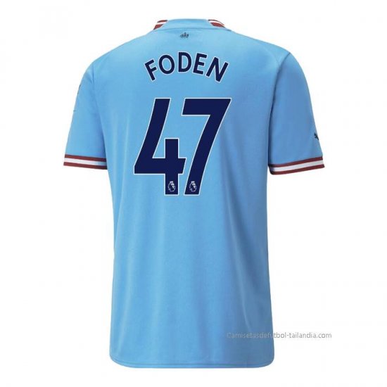 1ª Camiseta Manchester City Jugador Foden 2022-2023 - Haga un click en la imagen para cerrar