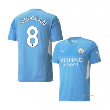 1ª Camiseta Manchester City Jugador Gundogan 2021-2022 1ª Camiseta Manchester City Jugador Gundogan 2021-2022