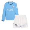 1ª Camiseta Manchester City Manga Larga Nino 2024-2025 1ª Camiseta Manchester City Manga Larga Nino 2024-2025