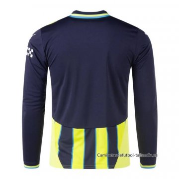 2ª Camiseta Manchester City Manga Larga 2024-2025