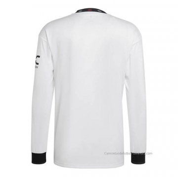 2ª Camiseta Manchester United Authentic Manga Larga 2022-2023