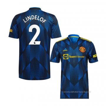 3ª Camiseta Manchester United Jugador Lindelof 2021-2022