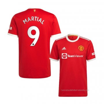 1ª Camiseta Manchester United Jugador Martial 2021-2022 1ª Camiseta Manchester United Jugador Martial 2021-2022