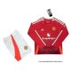 1ª Camiseta Manchester United Manga Larga Nino 2024-2025