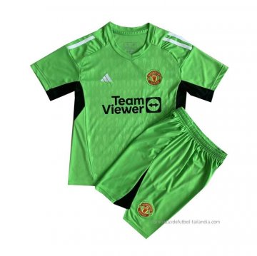 1ª Camiseta Manchester United Portero Nino 2023-2024 1ª Camiseta Manchester United Portero Nino 2023-2024