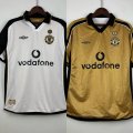 1ª Camiseta Manchester United Retro Ponerse En Doble Cara 2001-2002