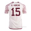 2ª Camiseta Mexico Jugador H.Moreno 2022