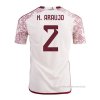 2ª Camiseta Mexico Jugador N.Araujo 2022