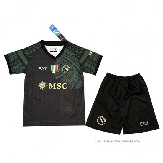 3ª Camiseta Napoli Nino 2023-2024 - Haga un click en la imagen para cerrar