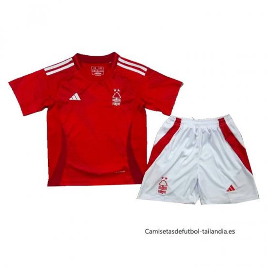 1ª Camiseta Nottingham Forest Nino 2024-2025 - Haga un click en la imagen para cerrar