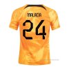 1ª Camiseta Paises Bajos Jugador Malacia 2022