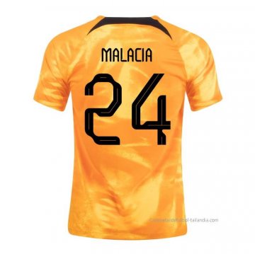 1ª Camiseta Paises Bajos Jugador Malacia 2022 1ª Camiseta Paises Bajos Jugador Malacia 2022