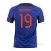 2ª Camiseta Paises Bajos Jugador Weghorst 2022