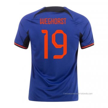 2ª Camiseta Paises Bajos Jugador Weghorst 2022 2ª Camiseta Paises Bajos Jugador Weghorst 2022